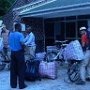 Arrival at the Twiga with four Buffalo Bikes from Zambia.